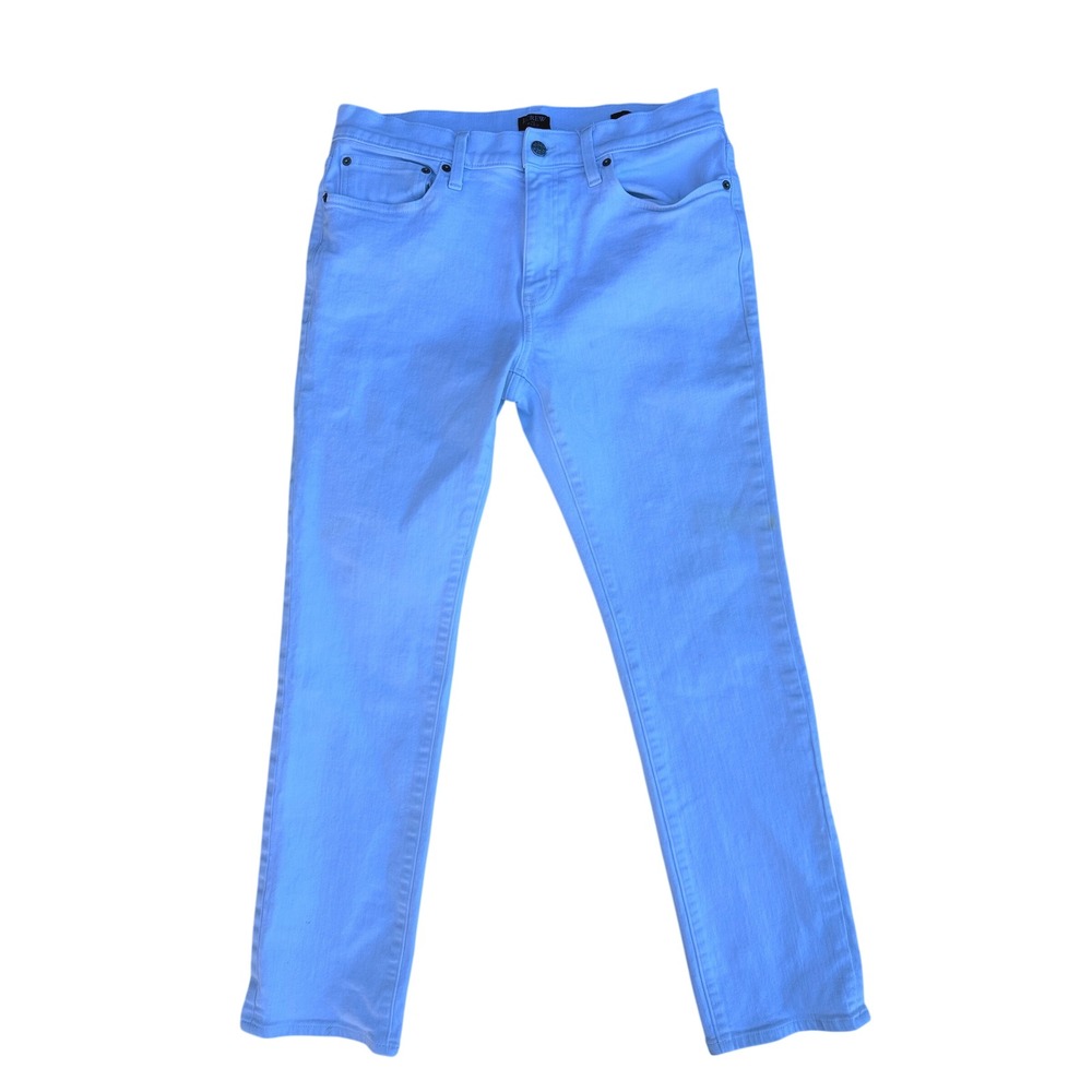 J.Crew Flex Slim Jeans White Stretch Denim Pants W32